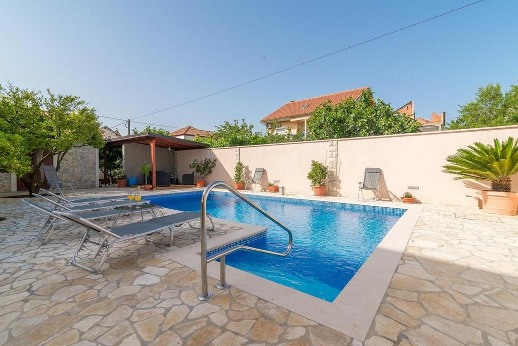 Apartment Villa Odesa with private pool Zara Camera foto