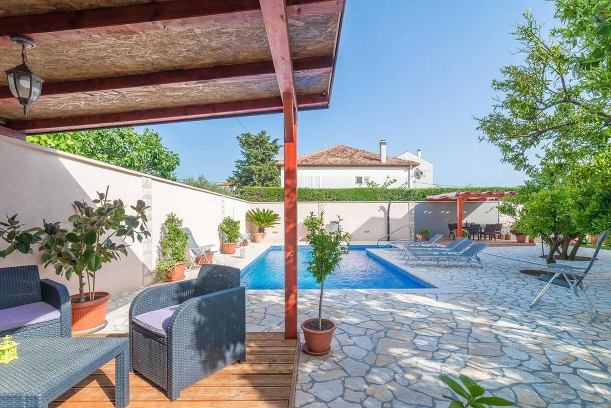 Apartment Villa Odesa with private pool Zara Camera foto